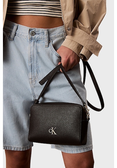 Calvin Klein Logolu Çıkarılabilir Askılı Çanta LV04K3162GUB1 Bayan ÇANTA LV04K3162G UB1 Siyah