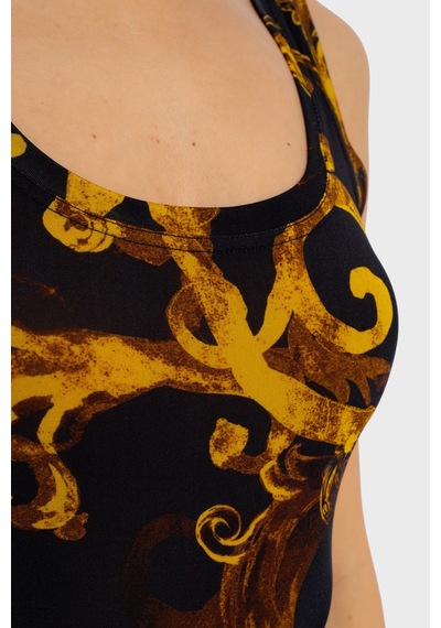 Versace Jeans Couture Bayan Elbise 76hao9b6 Js291 G89 Siyah-gold Siyah - Altın