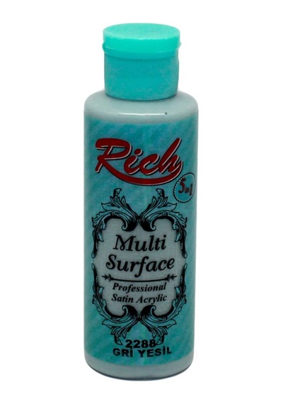 Multi Surface 120 Cc Gri Yeşil 2288 Akrilik Boya Multi Surface 120 Cc Gri Yeşil 2288 Akrilik Boya