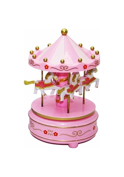 Music Box Carousel Müzikli Atlı Karınca Bx40
