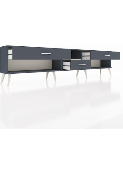Arges Tv Ünitesi Tek Raflı 3 Çekmeceli 220x30x51 Antrasit-aytaşı/antrasit Aytası/antrasıt - Antrasıt Arges Tv Ünitesi Tek Raflı 3 Çekmeceli 220x30x51 Antrasit-aytaşı/antrasit Aytası/antrasıt - Antrasıt