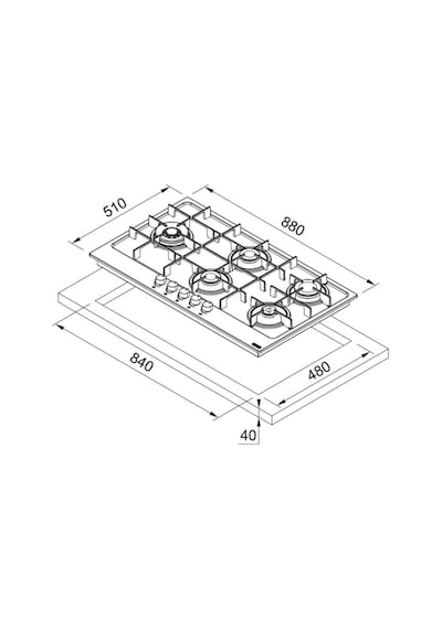 Franke FHMA 905 4G DCL XS C Ankastre Ocak