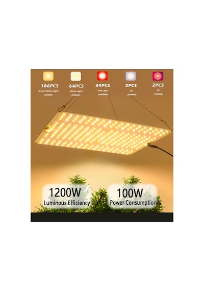 Quantum Board Bitki Büyütme Led Aydınlatma 100 W Tüketim / 1200w Lumen Etkisi