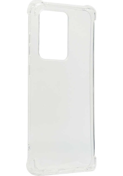Galaxy Uyumlu S20 Ultra Kılıf Tchs Kamera Korumalı Nitro Anti Shock Silikon - Renksiz Renksiz