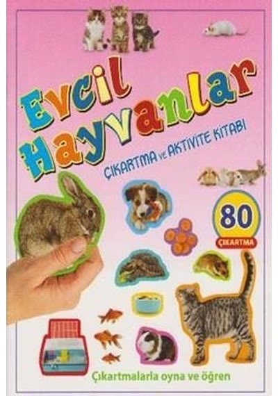 Evcil Hayvanlar Çıkartma ve Aktivite Kitabı- Parıltı Yayınları