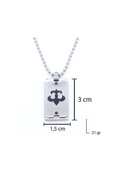 Ferizz 316l Çelik Desenli Erkek Plaka Kolye 60 Cm Ekly-127 Ferizz 316l Çelik Desenli Erkek Plaka Kolye 60 Cm Ekly-127