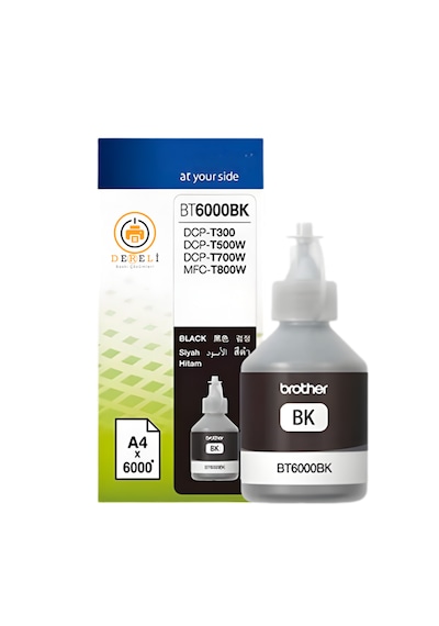 Bt6000 / Bt600  Uyumlu Siyah Mürekkep 3'li Set Dcp-t300 T310 T500w T510w T700w T710w 2x100ml