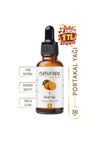 Portakal Yağı Orange Oil Uçucu Yağ 30 Ml Damlalıklı Cam Şişe