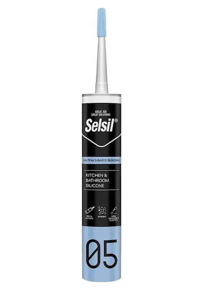 Selsil Duşakabin Mutfak Banyo Silikonu Beyaz 280ml