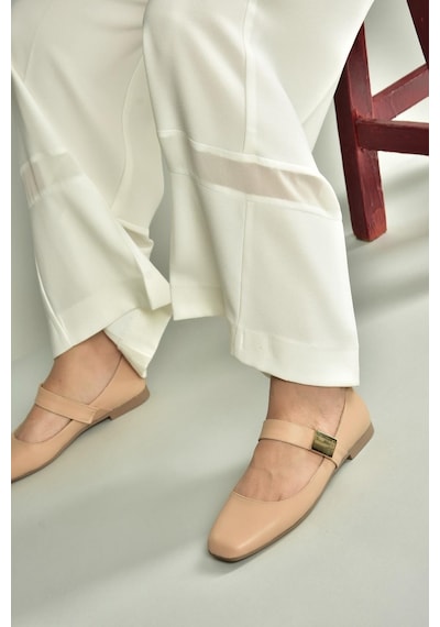 Fox Shoes U726454509 Ten Kadın Babet Ten-suni Deri