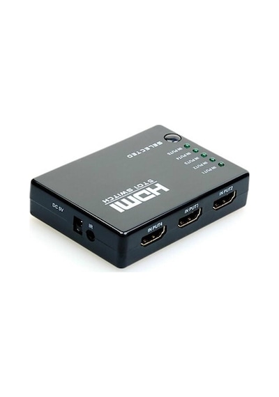 Mesh Kumandalı Full Hd 1080P Kablosuz Hdmi 5 Port 5*1 Switch