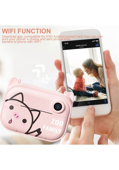 Tcherchi Wifi İşlevli Anında Baskı Kamerası