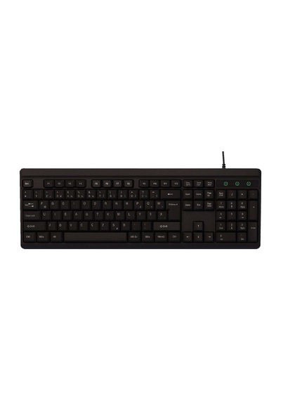 Kb-741f Siyah-gri Usb 2 Metre Bakır Kablolu Tamamen Türkçe F Klavye