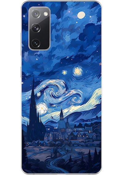Samsung Galaxy S20 Fe Uyumlu Şeffaf Kılıf Aesthetic 8 Tasarımlı