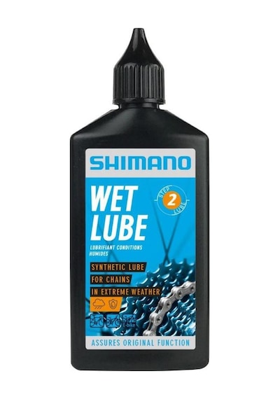 Shimano Wet Lube Zincir Yağ Islak Havalar İçin Siyah