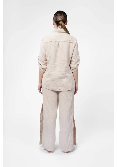 Atelier Chaputs Elya Beige Shirt Çok Renkli
