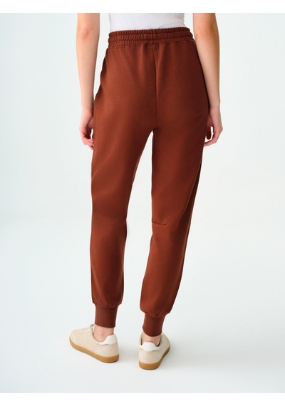 Jogger Fit Kadın Eşofman Altı Kahverengi