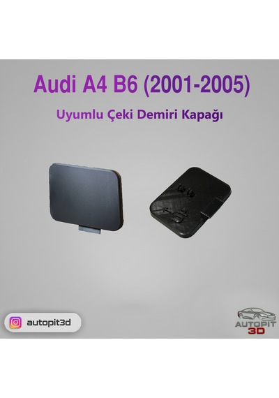 Audi A4 B6 2001-2005 Uyumlu Ön Tampon Çeki Demiri Kapağı