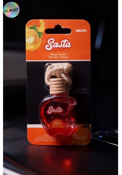 Ahşap Kapaklı Oto Ayna Kokusu 10 Ml.e Sasta Melon 1 Adet