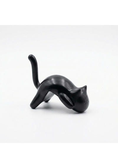 Sunup Sn-29184 Kedi Figürlü Yapışkanlı Köşe Askılık Beyaz