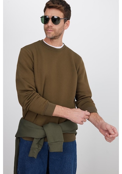 Tudors Unisex Relax Fit Rahat Kesim Pamuklu 3 İplik İçi Polarlı Yeşil Bisiklet Yaka Sweatshirt-37020 Yeşil Tudors Unisex Relax Fit Rahat Kesim Pamuklu 3 İplik İçi Polarlı Yeşil Bisiklet Yaka Sweatshirt-37020 Yeşil