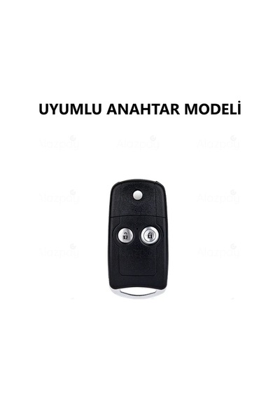Honda Civic Jazz C-rv H-rv C-rz Accord 2 Tuş Gold Kenar Tpu Anahtar Kılıfı Siyah
