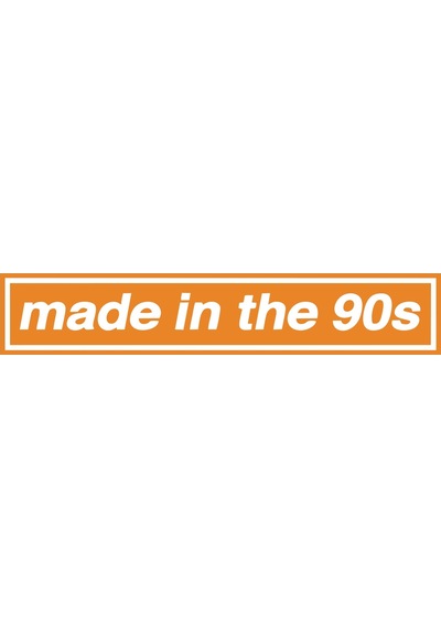 Made In The 90s Araba Stickeri 17x17 Cm Turuncu