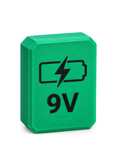 Yapı3d 9v Pil Saklama Kutusu 9v Pil Organizer Düzenleyici Muhafaza Kabı Kapaklı Pil Kutusu