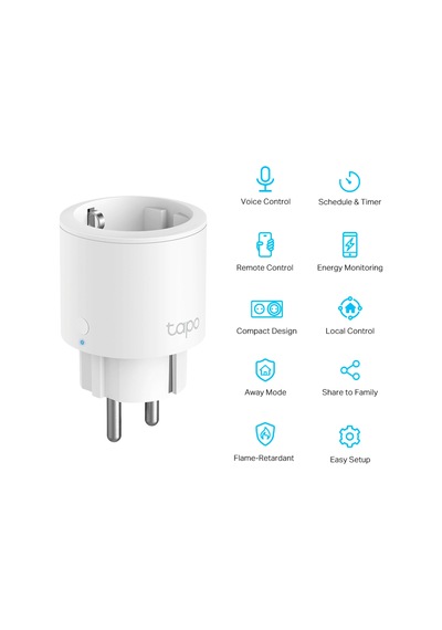 Tapo P115, Mini Akıllı Wi-fi Soketi, Enerji İzleme, 1-pack