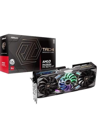 Asrock Radeon Rx 9070 Xt Taichi Oc 16gb Gddr6 256 Bit Ekran Kartı 90-ga5hzz-00uanf