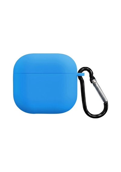 Caseonn Apple Airpods Uyumlu 5 Kılıf Askı Aparatlı Lansman Mavi