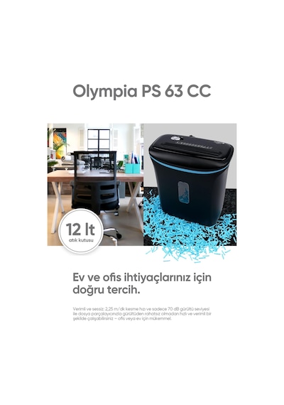 Ps63cc Evrak İmha Makinesi