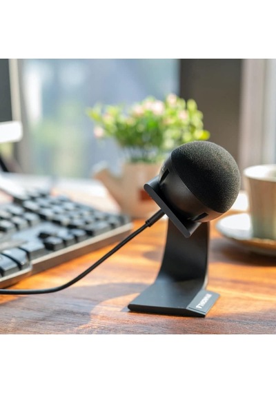 M9 Fıreball Siyah Usb 48khz 16bit Hd Kayıt Metal Stand Mikrofon