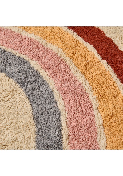 Soft Tufting Banyo Paspası - Renkli - 60x90 Cm Çok Renkli