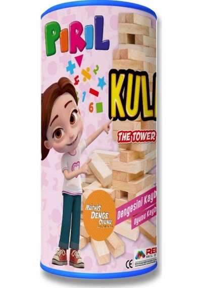 Redka Pırıl Jenga Ahşap Denge Oyunu 54 Parça
