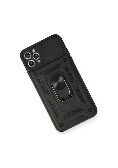 Apple iPhone Uyumlu 11 Pro Kılıf Pars Lens Yüzüklü Silikon - Siyah Bzsxx00 1