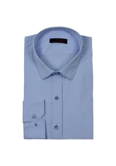 Erkek Silim Fit Uzun Kol Armürlü Gömlek Bgl-st03303 001