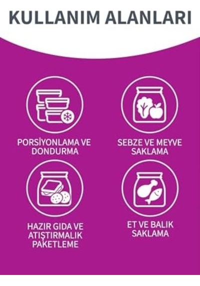 Trend Buzdolabı Poşeti Orta Boy 100 Lü