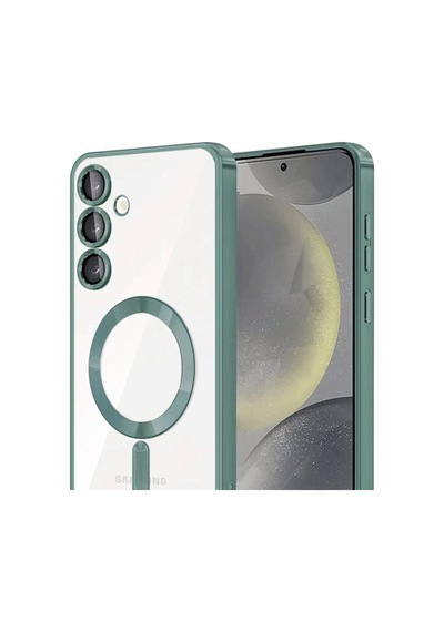 Samsung Galaxy A36 Kross Magneticsafe Kapak - Koyu Yeşil 0.2M-Çok Renkli