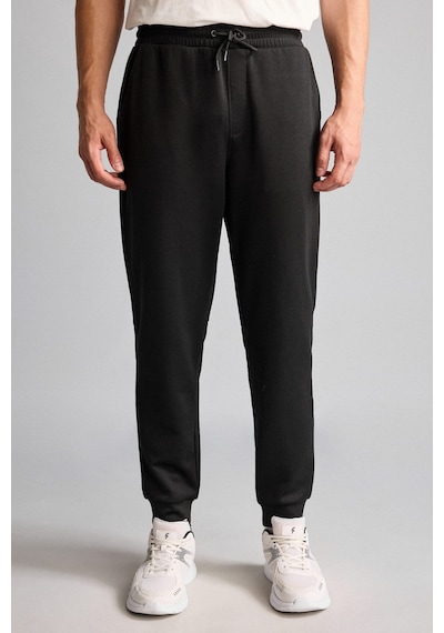 Defacto Ultra Yumuşak Slim Fit Standart Paça Skuba Dalgıç Kumaş Jogger Eşofman Altı Z9112az26aubk81 Siyah-bk81