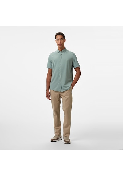 Nautica Erkek Yeşil Classic Fit Gömlek Düz W55416t Yeşil