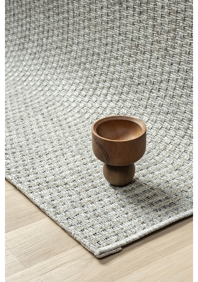 Mariesse Home Hav Toz Vermez Kolay Temizlenen Hasır Doku Sisal Halı Bombay 666-gri