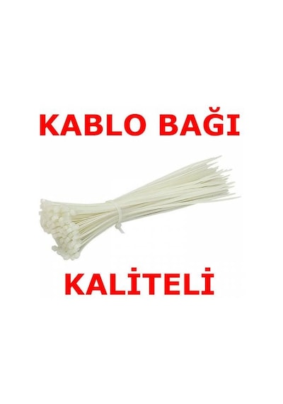 2.5 10Cm Kablo Bağı Cırt Kelepçe 100Lü Elektrik Kablosu Bağı