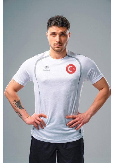 Hummel Target Milli Takım Antrenman Tişört Beyaz