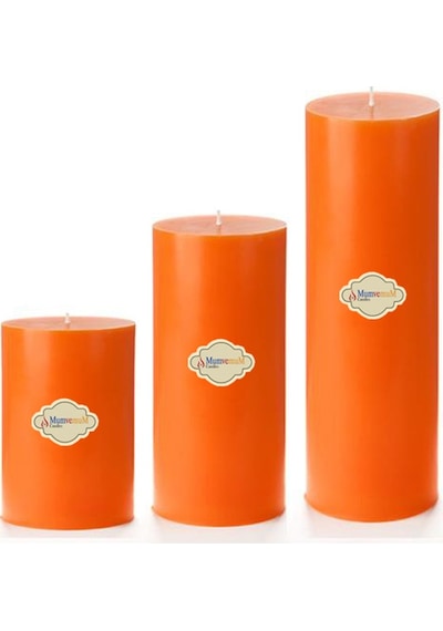 Medium Set Mum Çap 7 Cm Turuncu Turuncu