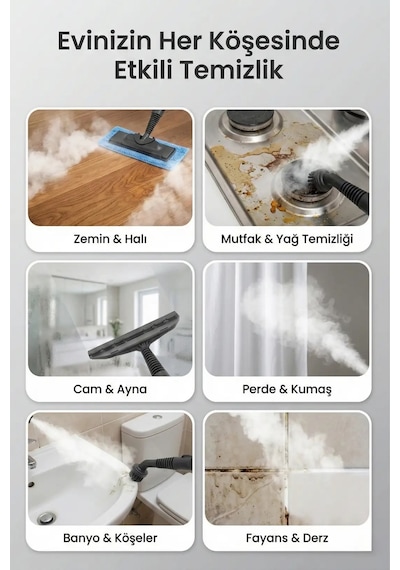 Vexgen 4berry Steamclean Buharlı Temizlik Makinesi