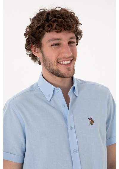 U.S. Polo Assn. U.s. Polo Assn. Erkek Gömlek 2083854 Açık Mavi