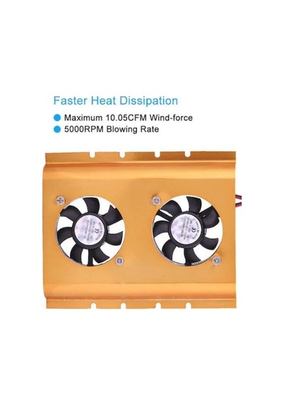 HDD FANI Çift Fanlı Hard Disk Soğutucusu FAN