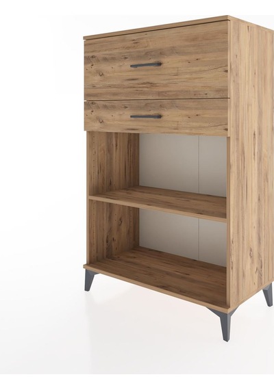 Hyperion Dolap Tek Raflı 2 Çekmeceli 88x44x134 Çam-çam Çam Hyperion Dolap Tek Raflı 2 Çekmeceli 88x44x134 Çam-çam Çam