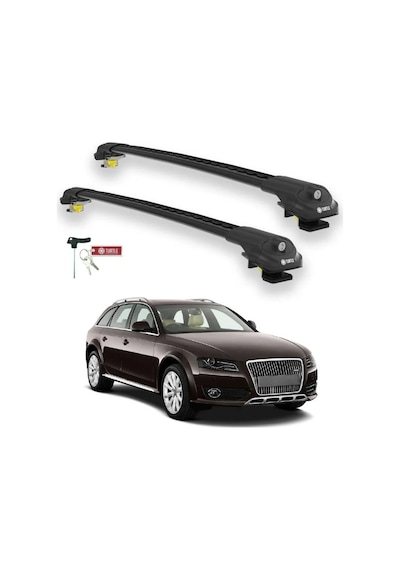 Turtle Audi A4 Allroad B8 2008-2015 Ara Atkı Air1 Siyah